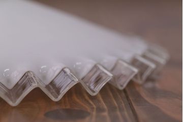 イギリスアンティーク　かわいいフリルシェード照明(6)