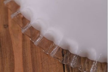 イギリスアンティーク　かわいいフリルシェード照明(7)