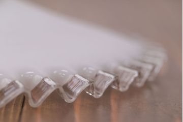 イギリスアンティーク　かわいいフリルシェード照明(7)