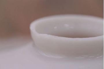 イギリスアンティーク　かわいいフリルシェード照明(7)