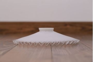 イギリスアンティーク　かわいいフリルシェード照明(7)