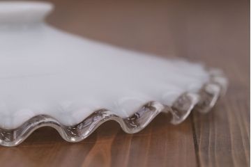 イギリスアンティーク　フリルシェード照明(8)