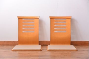 中古　天童木工　座椅子　2脚セット(1)