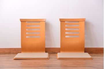 中古　天童木工　座椅子　2脚セット(2)