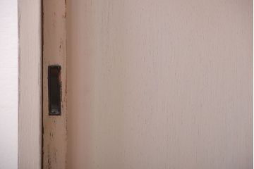 アンティーク家具　アンティークペイント　お洒落な食器棚