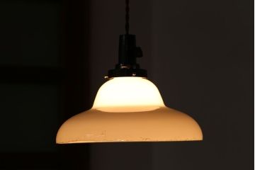 昭和レトロ シンプルで可愛らしい電笠