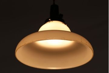 昭和レトロ シンプルで可愛らしい電笠