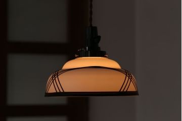 昭和レトロ モダンなセルライド照明