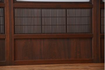 古民具・骨董 裏障子付き格子戸4枚セット