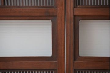 古民具・骨董 裏障子付き格子戸4枚セット