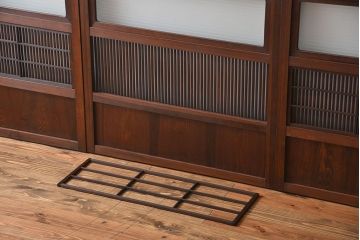 古民具・骨董 裏障子付き格子戸4枚セット
