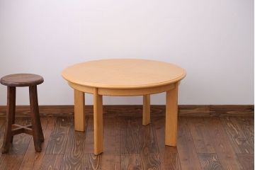 中古　天童木工　丸テーブル