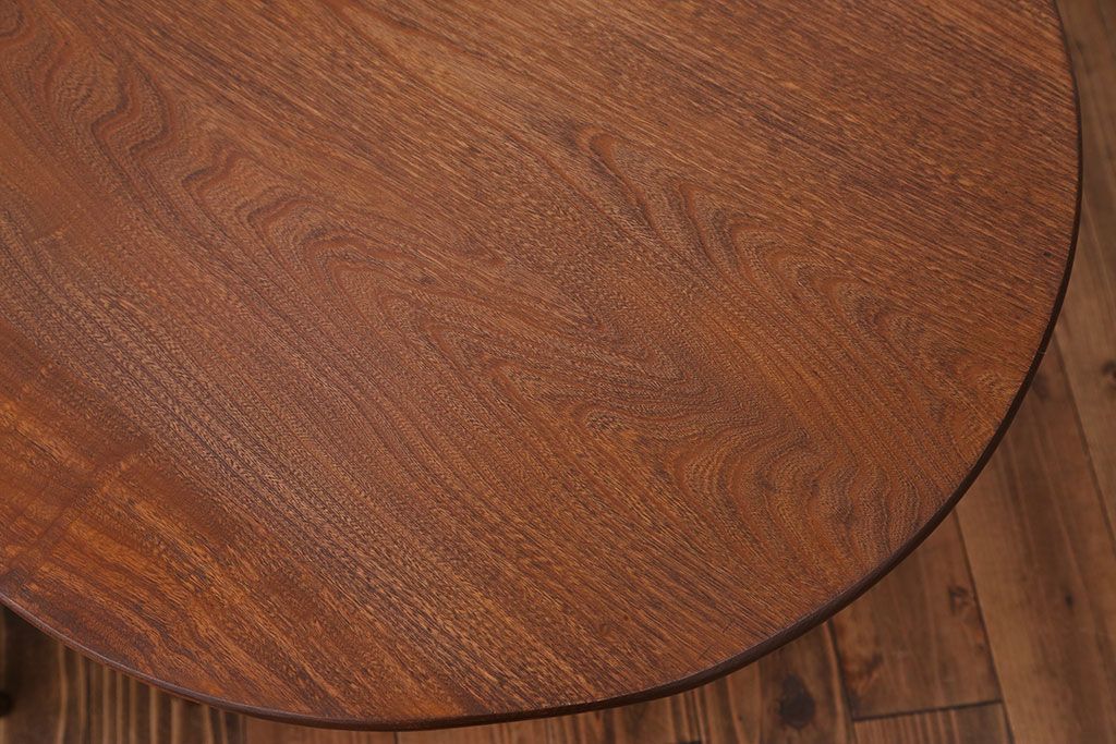 レトロ家具　昭和レトロ 丸テーブル