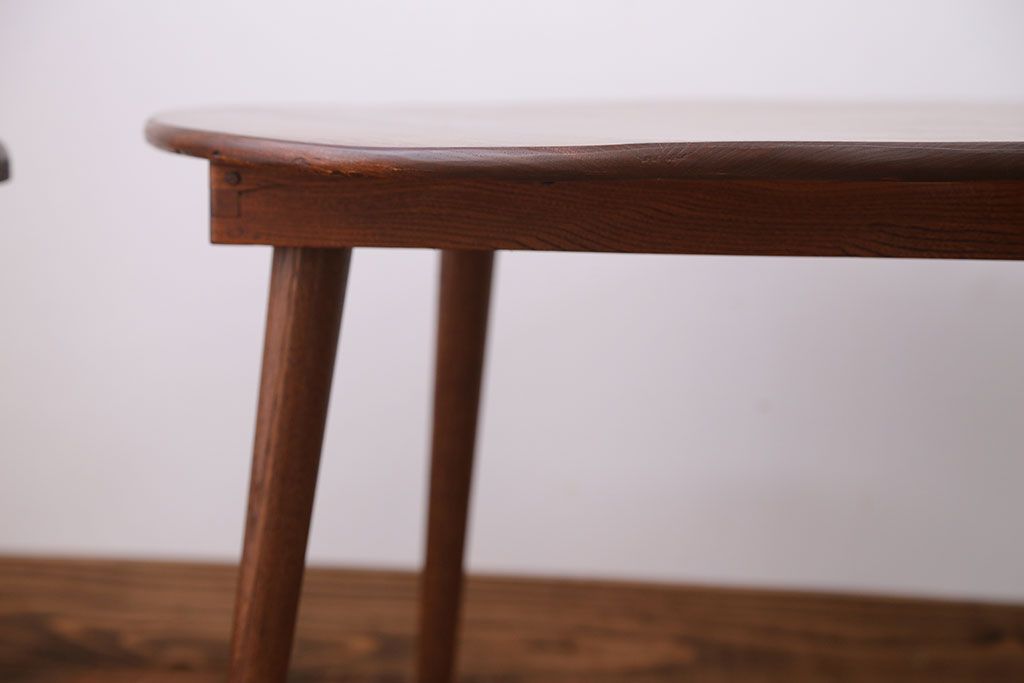 レトロ家具　昭和レトロ 丸テーブル