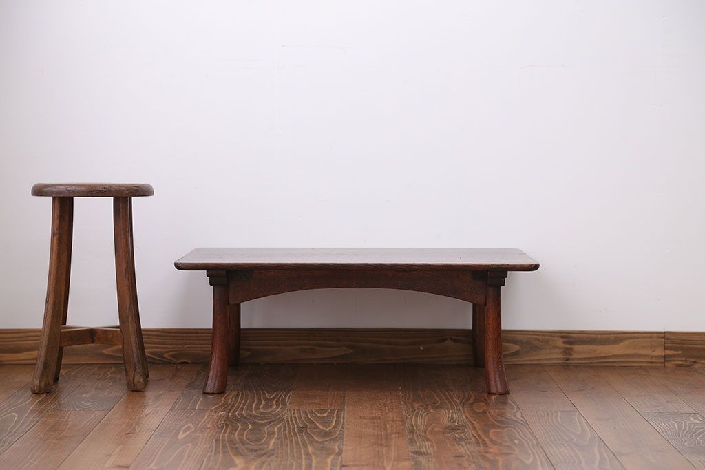 アンティーク家具　古民具・骨董 杉材一枚板　座卓