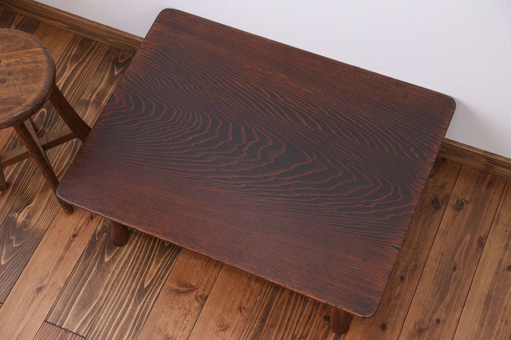 アンティーク家具　古民具・骨董 杉材一枚板　座卓