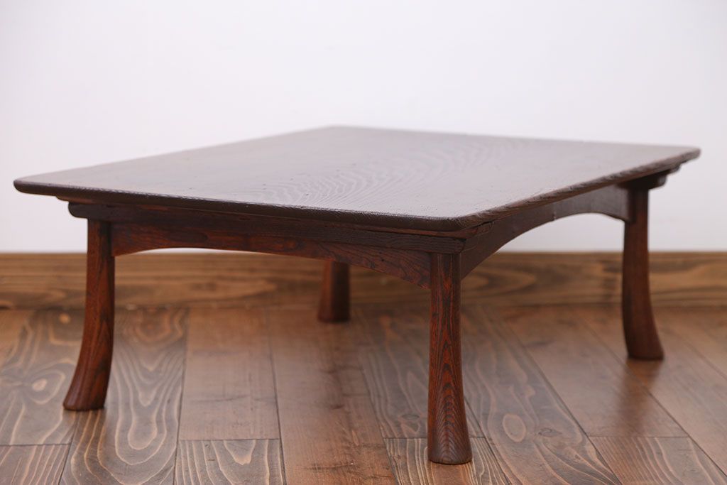 アンティーク家具　古民具・骨董 杉材一枚板　座卓