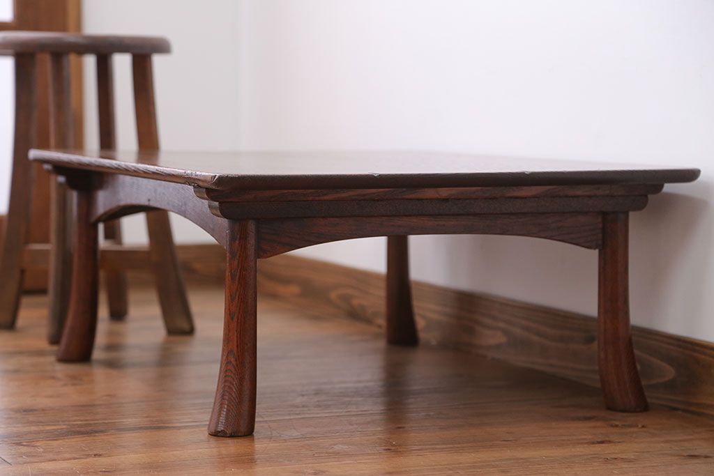 アンティーク家具　古民具・骨董 杉材一枚板　座卓