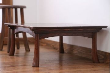 アンティーク家具　古民具・骨董 杉材一枚板　座卓