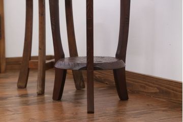 アンティーク雑貨　中古　日光彫　美しい花台