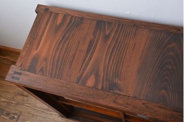 アンティーク家具　アンティーク　前面ナラ材の戸棚