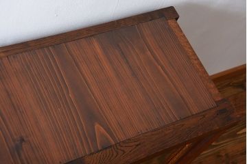 アンティーク家具　アンティーク　前面ナラ材の戸棚