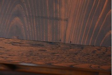 アンティーク家具　アンティーク　前面ナラ材の戸棚