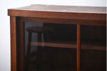 アンティーク家具　アンティーク　前面ナラ材の戸棚