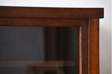 アンティーク家具　アンティーク　前面ナラ材の戸棚