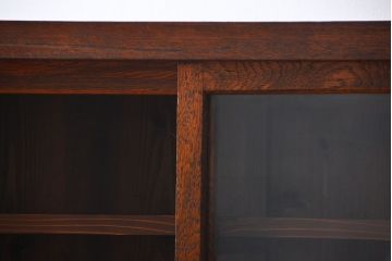 アンティーク家具　アンティーク　前面ナラ材の戸棚