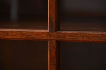 アンティーク家具　アンティーク　前面ナラ材の戸棚