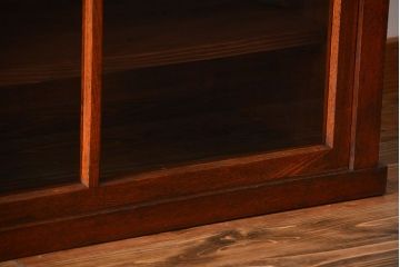 アンティーク家具　アンティーク　前面ナラ材の戸棚