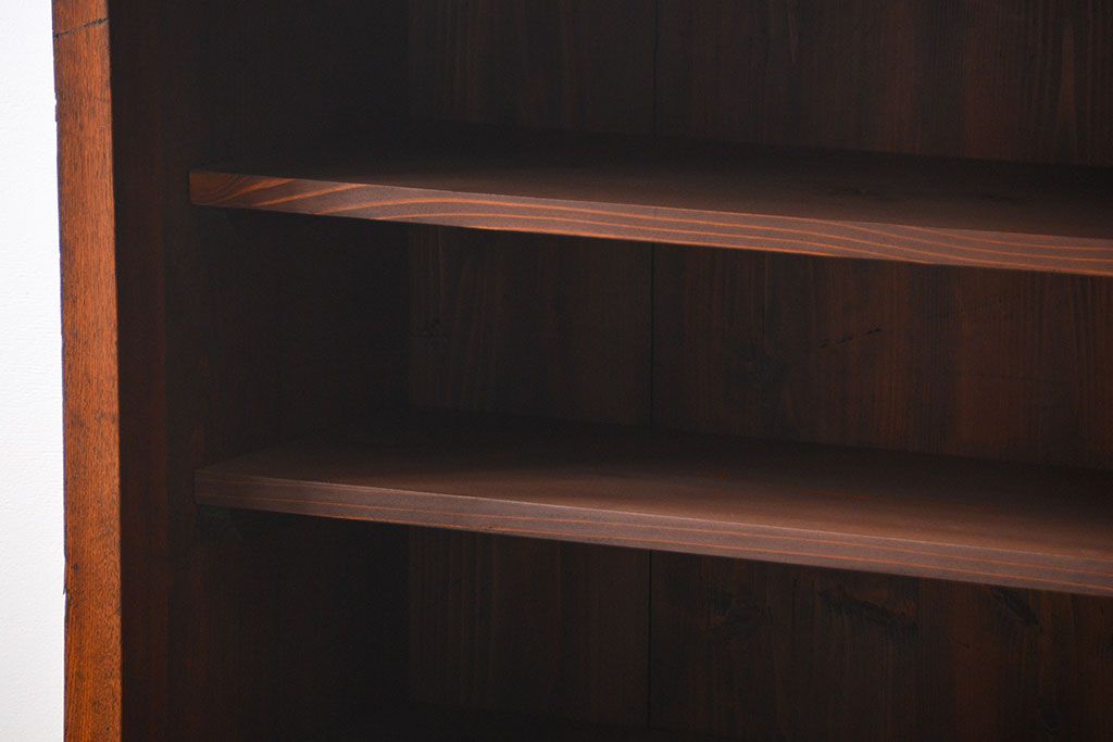 アンティーク家具　アンティーク　前面ナラ材の戸棚