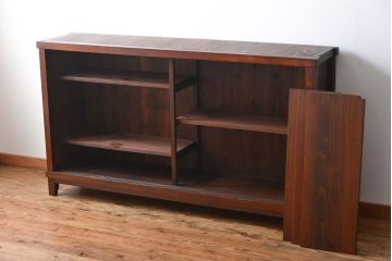 アンティーク家具　アンティーク　前面ナラ材脚付き戸棚