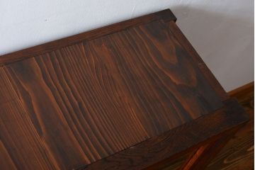 アンティーク家具　アンティーク　前面ナラ材脚付き戸棚