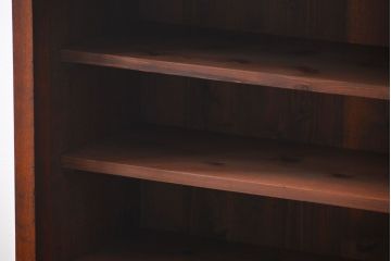 アンティーク家具　アンティーク　前面ナラ材脚付き戸棚