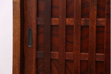 中古　欅材!岩谷堂特注　重ね水屋箪笥(定価70万円)