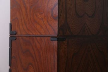 中古　欅材!岩谷堂特注　重ね水屋箪笥(定価70万円)