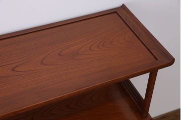 中古　欅張り!飾り棚