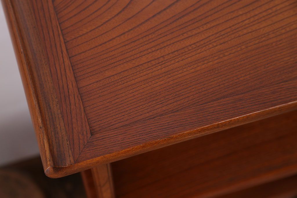 中古　欅張り!飾り棚