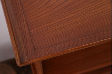 中古　欅張り!飾り棚