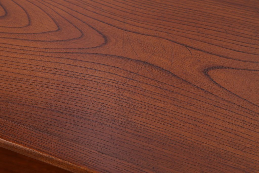 中古　欅張り!飾り棚