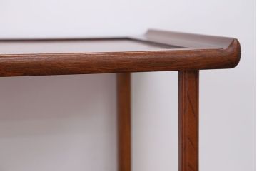 中古　欅張り!飾り棚