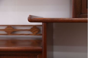 中古　欅張り!飾り棚