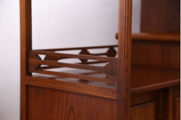 中古　欅張り!飾り棚