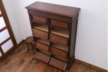 アンティーク家具　イギリスアンティーク 大きな書類ケース