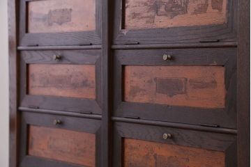 アンティーク家具　イギリスアンティーク 大きな書類ケース