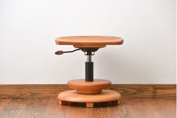 中古　家具工房雉子舎(kijiya)　ムーンスツール(定価約4万円)