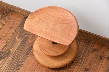 中古　家具工房雉子舎(kijiya)　ムーンスツール(定価約4万円)