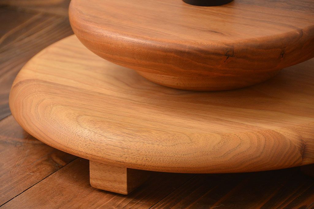 中古　家具工房雉子舎(kijiya)　ムーンスツール(定価約4万円)